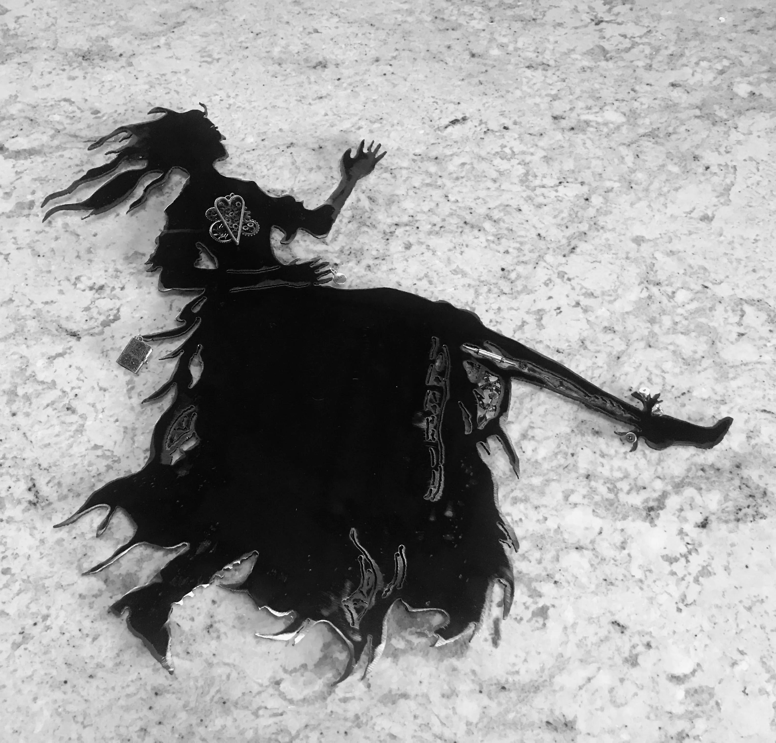 Custom steel sign with unique design